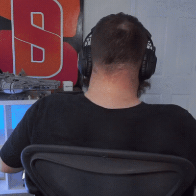 Bearded Man With Headphones GIF