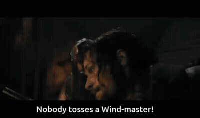 Bearded Man With Helmet Says Nobody Tosses A Wind Master GIF