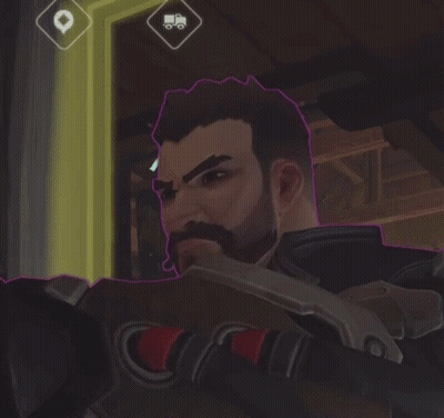 Bearded Man With Purple Square Truck GIF