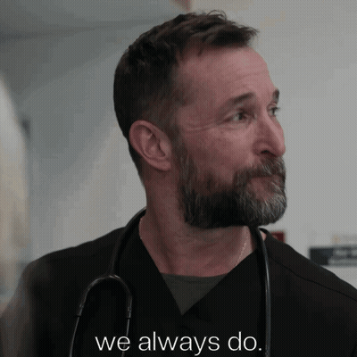 Bearded Man With Stethoscope Saying We Always Do GIF