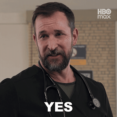 Bearded Man With Stethoscope Saying Yes GIF