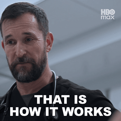 Bearded Man With Stethoscope Says That Is How It Works GIF