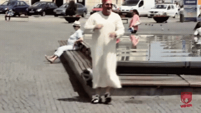 Bearded Man With Stethoscope Talking To Woman HBO Max Ad GIF