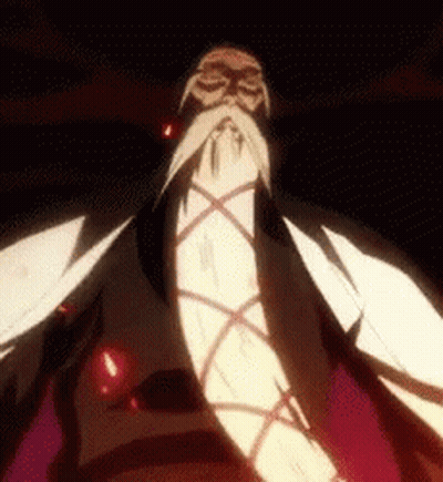 Bearded Man With Sword In Dark Room GIF