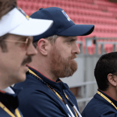 Bearded Man With United States Of America Lanyard GIF