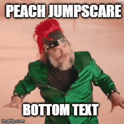 Bearded Redhead In Green Jacket Peach Jumpscare Meme GIF