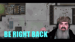 Beardman In Rimworld Game Be Right Back GIF