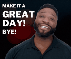 Beared Man Wishing You Have A Great First Day GIF