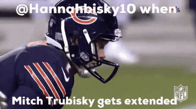 Bears Football Player Mitch Trubinsky Gets Extended GIF