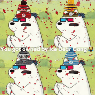 Bears Hats 3D Glasses Owned Ice Bear Gang GIF