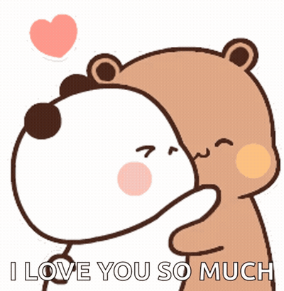 Bears Hugging I Love You GIF