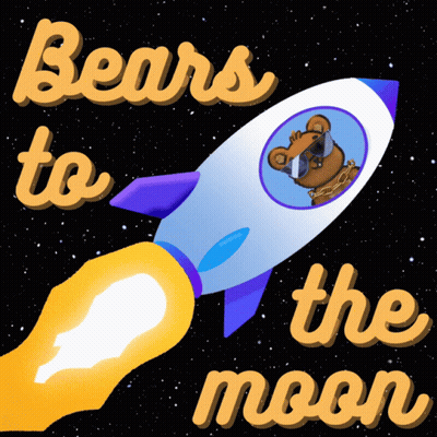 Bears To The Moon Poster GIF