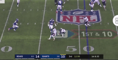 Bears Vs Giants Football Game GIF