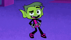 Beast Boy Jazz Hands Shake GIF