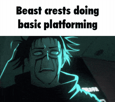 Beast Crests Platforming With Cartoon Character GIF