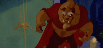 Beast From Beauty And The Beast Pixel Art GIF
