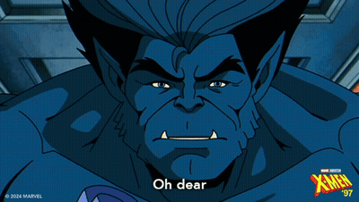 Beast From X-Men Cartoon GIF