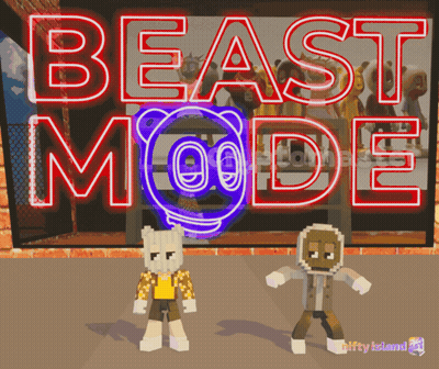 Beast Mode Neon Sign GIF