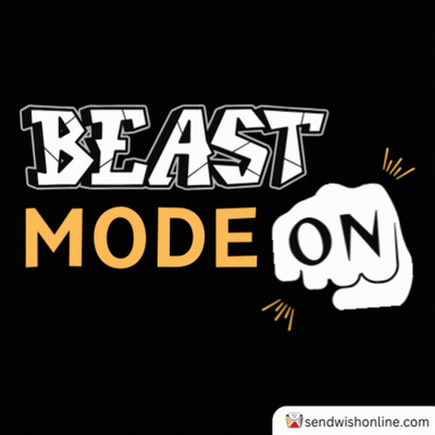 Beast Mode On Fist GIF