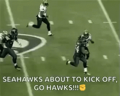 Beast Mode Seahawks About To Kick Off Go Hawks GIF
