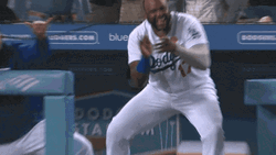 Beat La Dodgers Alberto Blanco Cheering GIF