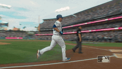 Beat La Dodgers David Freese Touch Base GIF