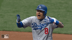 Beat La Dodgers Manny Machado Rallying Team GIF