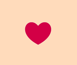 Beating Heart Hot Pink Pastel Animation GIF