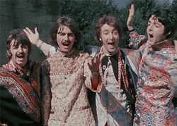 Beatles Group Having Fun Loop GIF