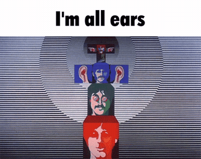Beatles I'm All Ears GIF