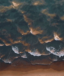 Beautiful Animation Of Waves GIF