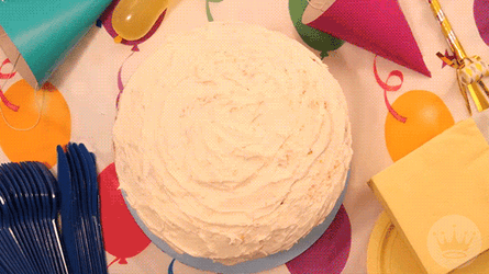 Beautiful Cake Decorations Happy Birthday GIF