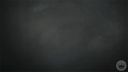 Beautiful Chalk Board Message Happy Birthday GIF