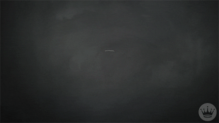 Beautiful Chalkboard Drawing Happy Birthday GIF