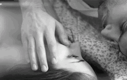 Beautiful Couple Eye Contact Romantic Face Caress  GIF