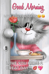 Beautiful Cute Good Morning Furry Cat GIF