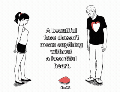 Beautiful Face Means Nothing Without Beautiful Heart Chia236 GIF