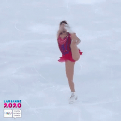 Beautiful Figure Skatin Cool Kid GIF
