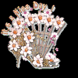 Beautiful Flowers Shoe Heel Decoration GIF