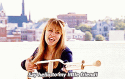 Beautiful Girl Say Hello To My Little Friend GIF