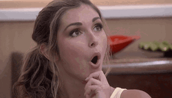 Beautiful Girl Spacing Out Jaw Drop GIF