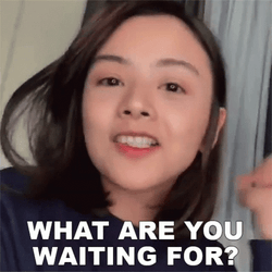 Beautiful Girl What Are You Waiting For GIF