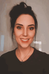 Beautiful Girl Winking Finger Gun Gotcha GIF