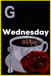 Beautiful Good Morning Wednesday Black Tea GIF