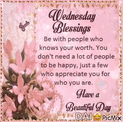 Beautiful Good Morning Wednesday Blessings GIF