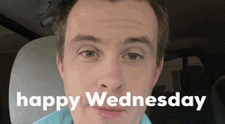 Beautiful Good Morning Wednesday Greeting Inside Car GIF