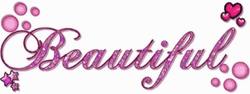Beautiful Gorgeous Purple Text GIF