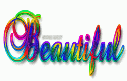 Beautiful Gorgeous Text Animation GIF