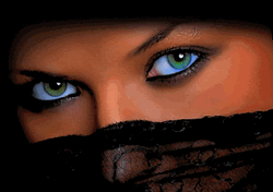 Beautiful Green Bright Eyes GIF