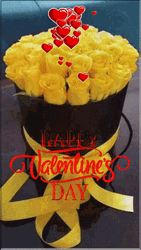 Beautiful Happy Monday Yellow Roses GIF